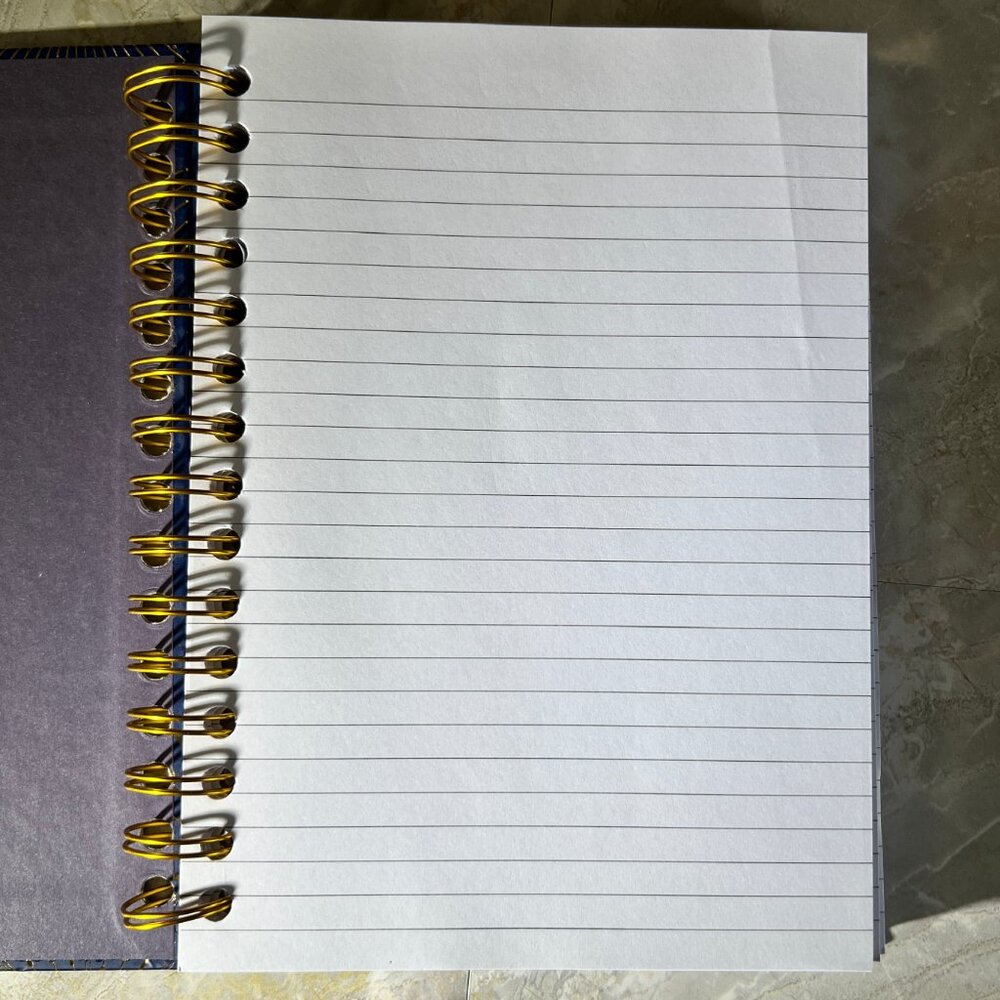 Written in the Stars Gold Foil Celestial Spiral Notebook 5x7 New - Picture 2 of 2